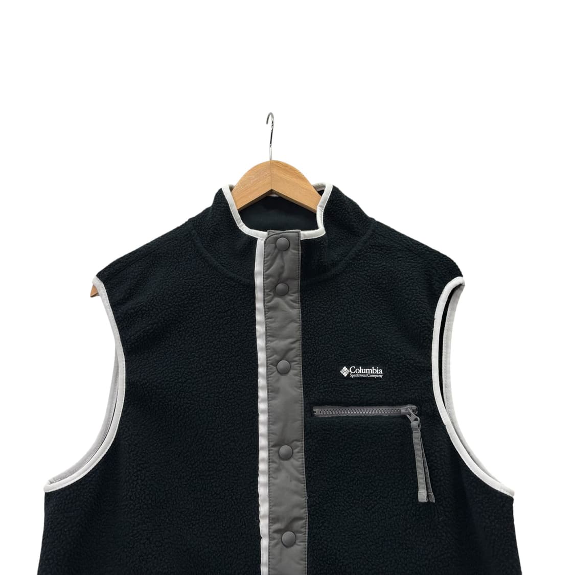 컬럼비아 블랙 플리스 베스트 상품이미지2