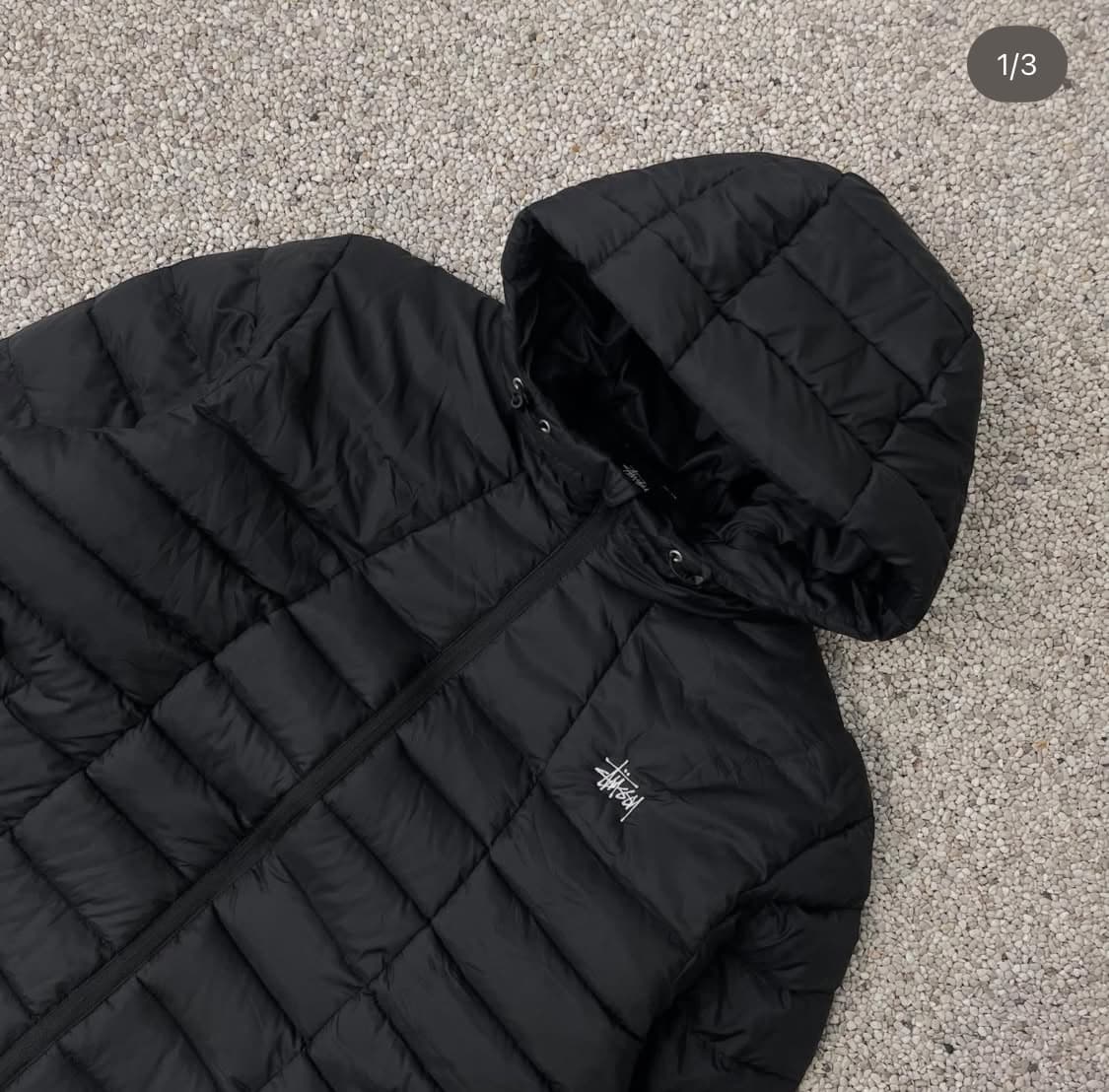 스투시 블랙 워머 경량패딩 상품이미지1