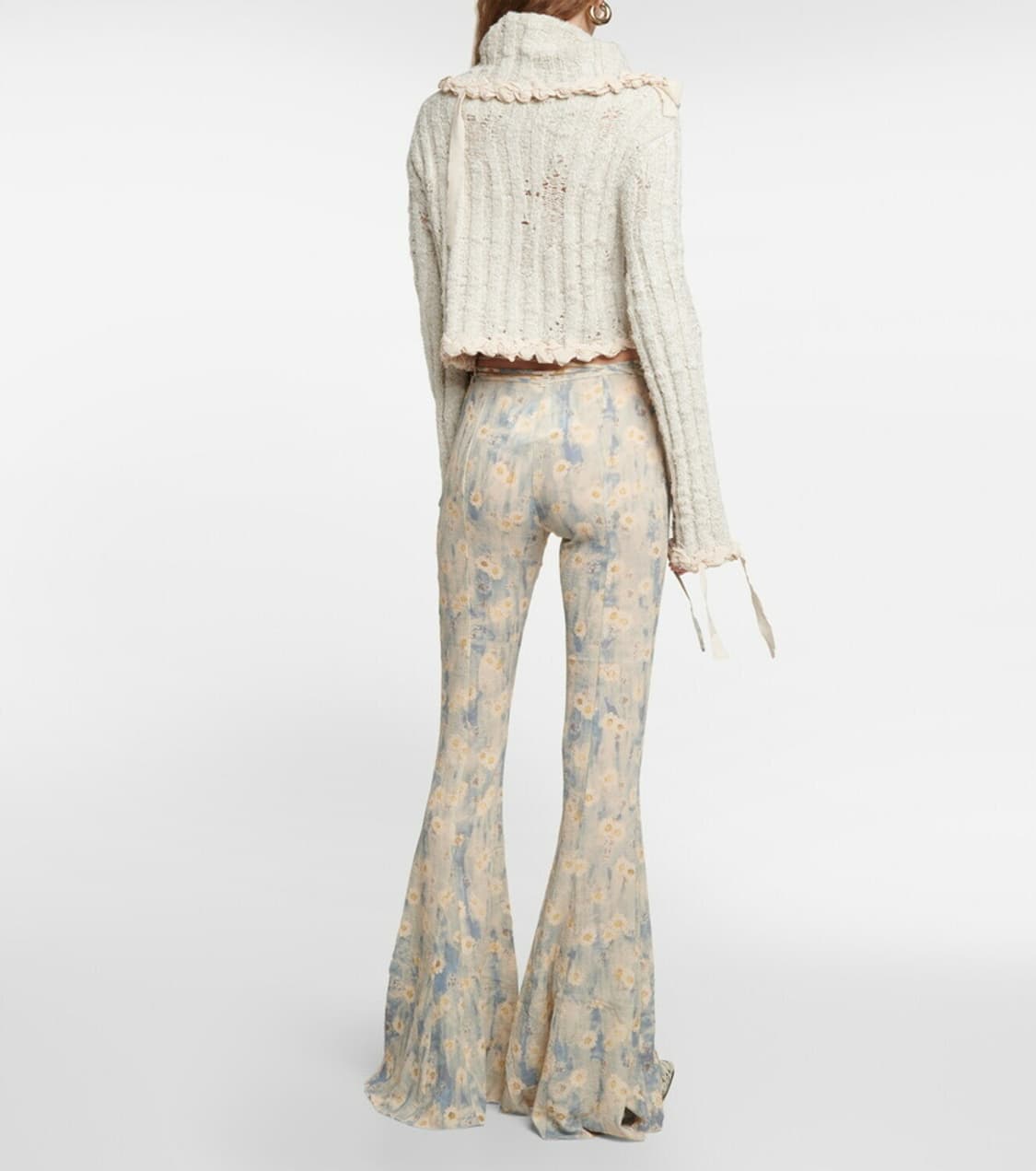 Acne Studios Flared Floral Pants 상품이미지2