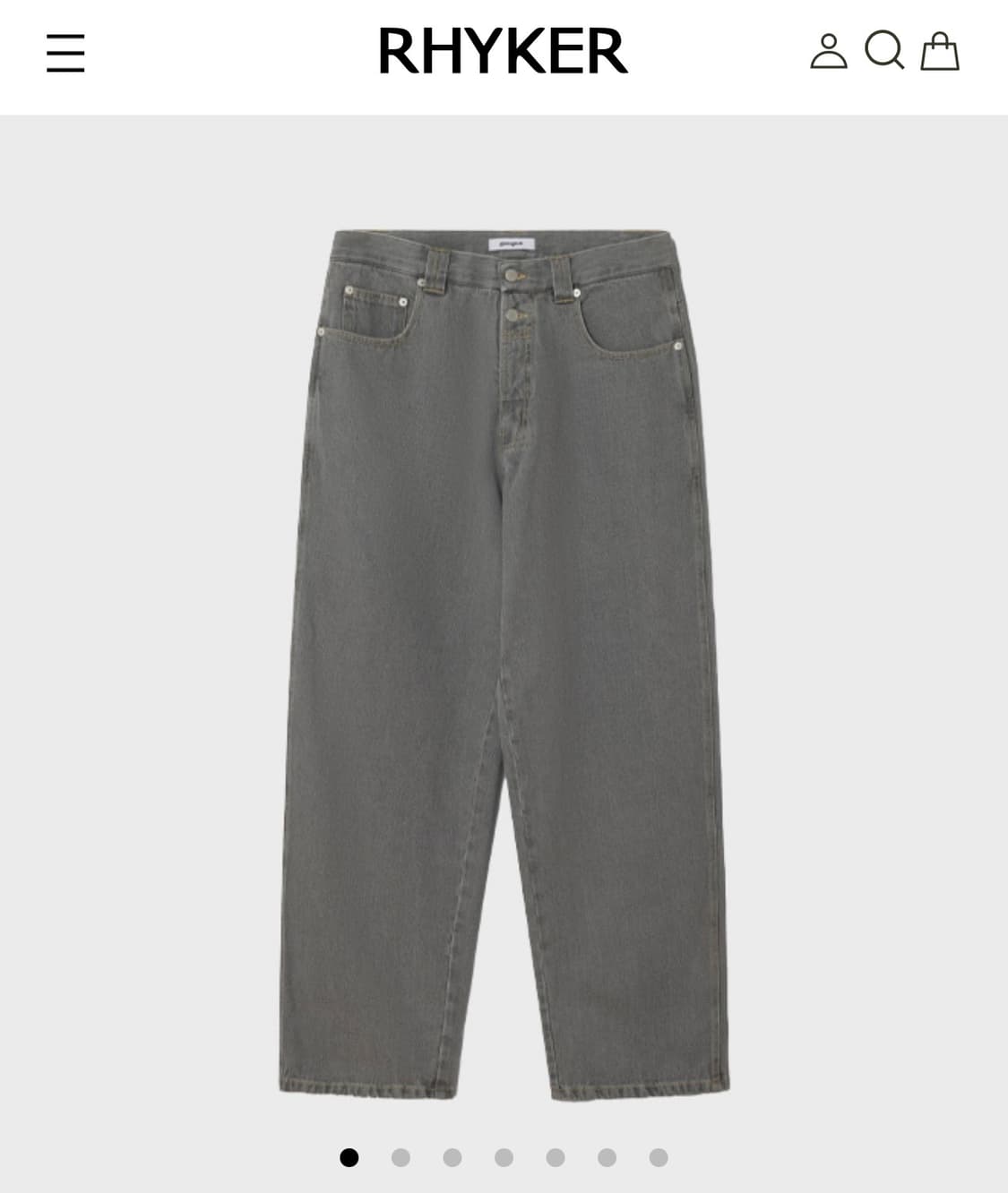 기마구아스 gimaguas Baggy Trousers (Grey) 상품이미지1
