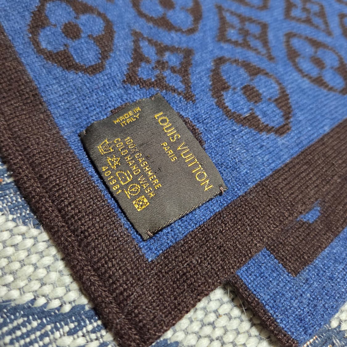 루이비통 캐시미어 100프로 머플러 상품이미지3