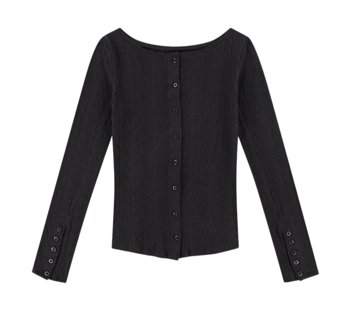 코이세이오 투웨이 롱슬리브 차콜 상품이미지1