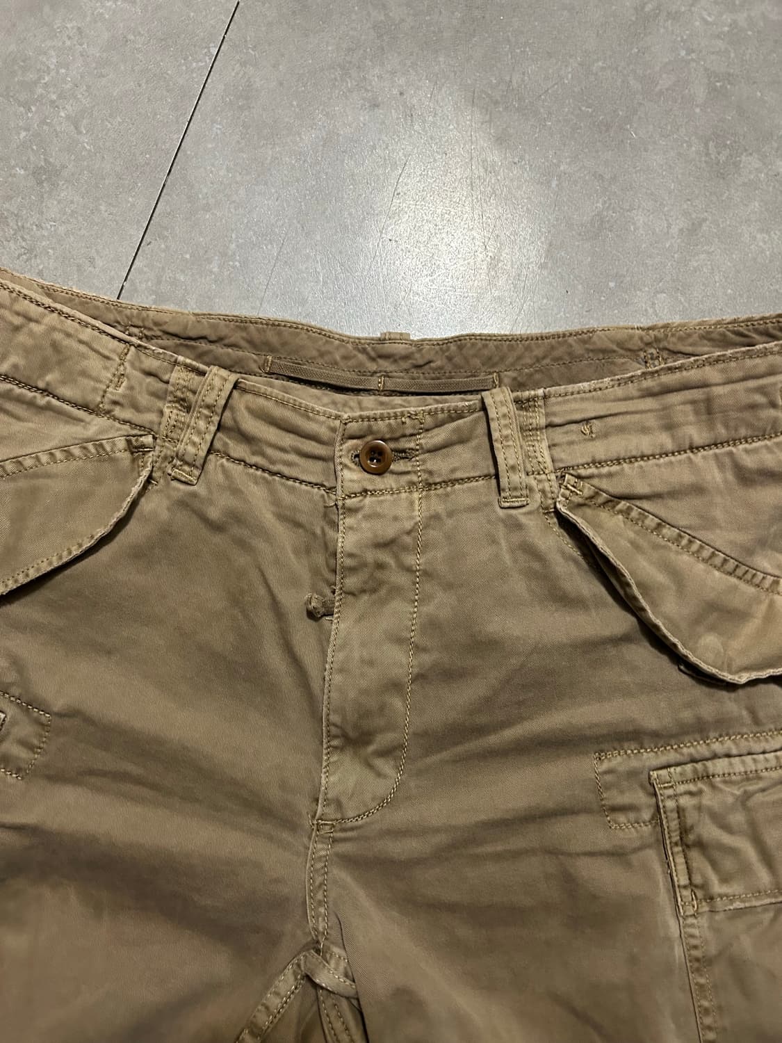 00s 랄프로렌 폴로 샌드컬러 캔버스 빈티지 워크 카고 팬츠  37인치  상품이미지9