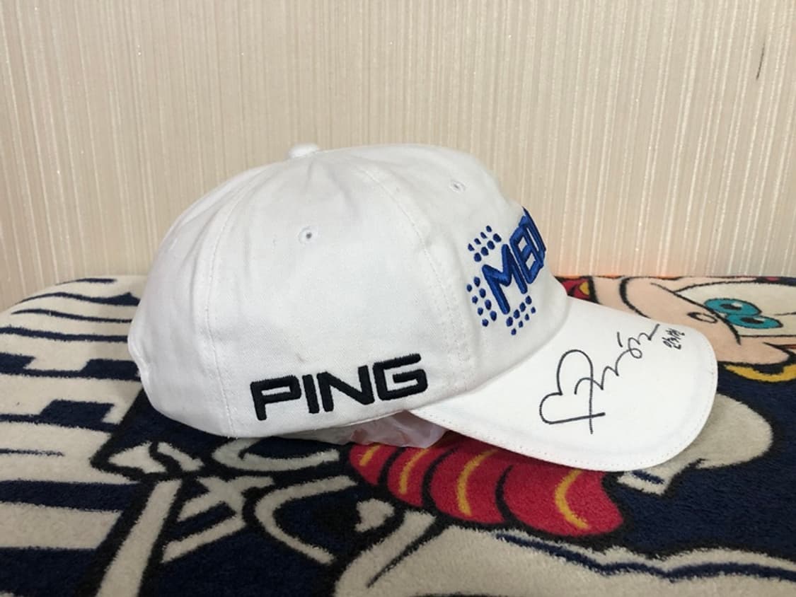 핑골프 메디힐골프단 프로골퍼모자/캡/안지현프로 싸인모자 상품이미지7