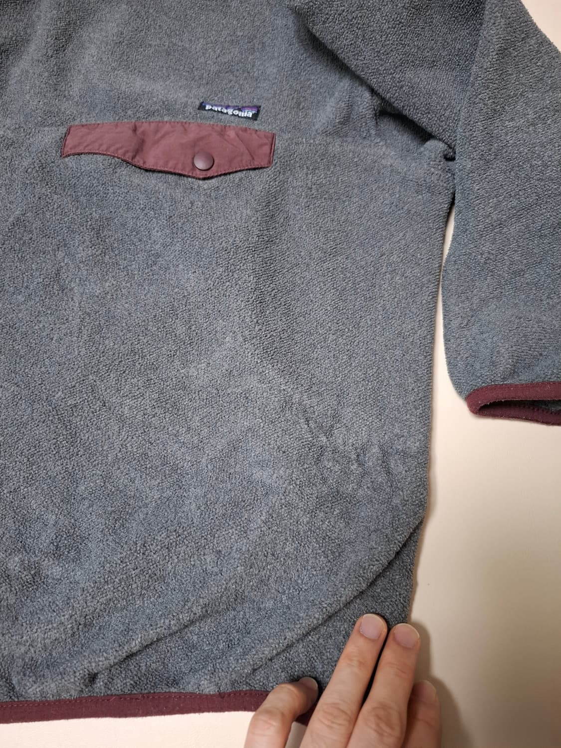 L 파타고니아 신칠라 Snap-T 풀오버 플리스 그레이 상품이미지2