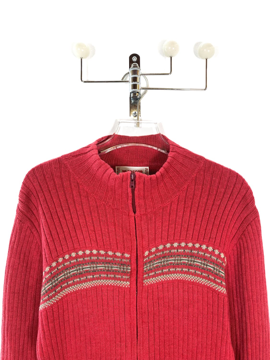 맥그리거 하프넥 울 니트 집업 상품이미지2