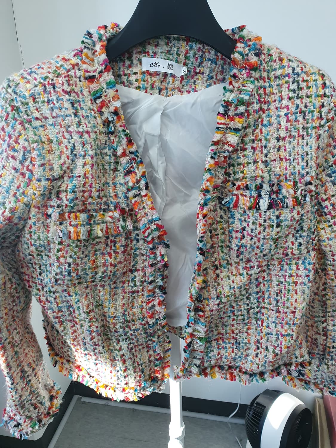 새상품♡ 무지개 트위드 자켓(55추천) 상품이미지5