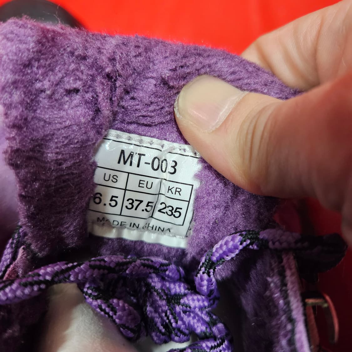 마모트(Marmot) 고프코어 트레킹 스니커즈 235size 상품이미지7