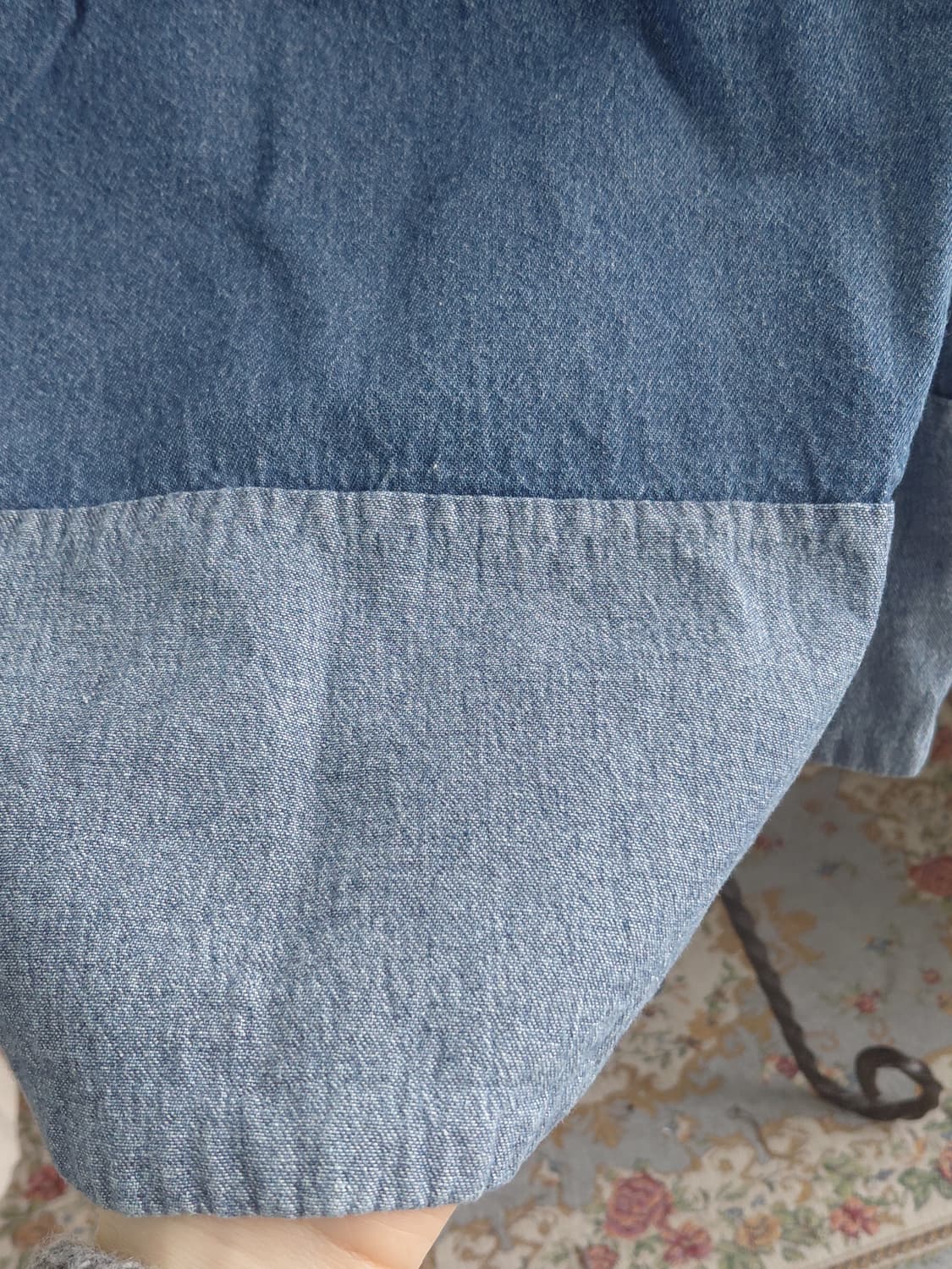 [빈티지] 청 데님 캉캉 미디 스커트 상품이미지2