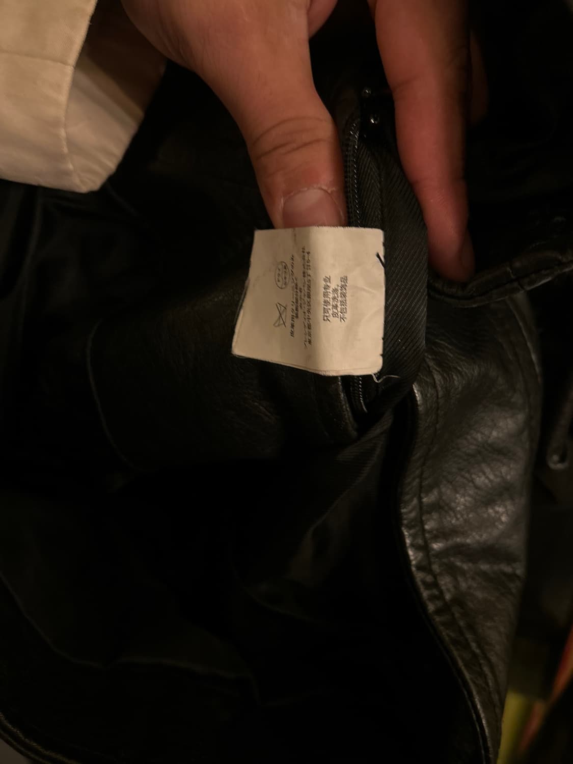 알마니 가죽자켓 상품이미지5