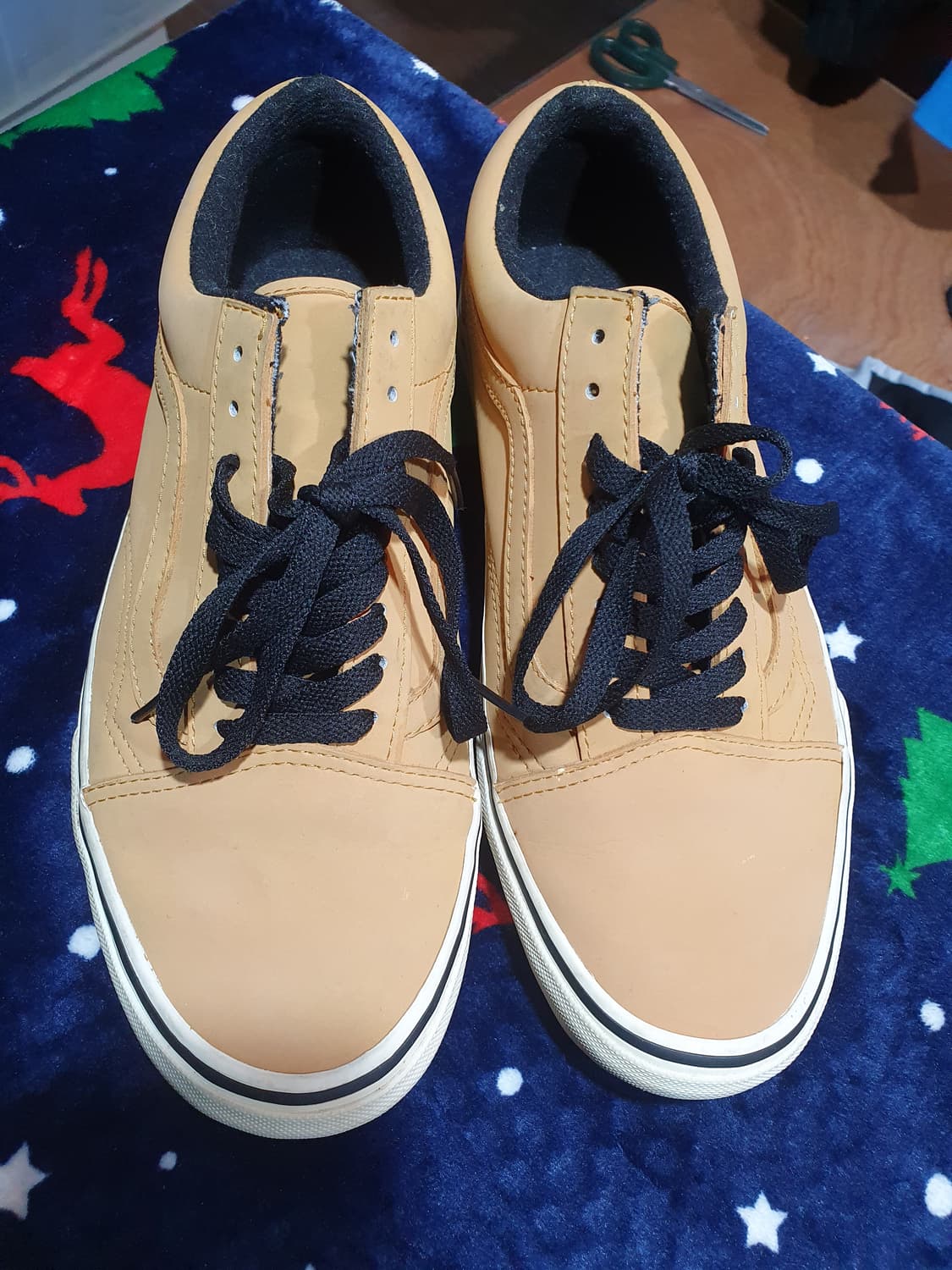 반스 올드스쿨 탄/브라운 스니커즈 265mm 상품이미지2