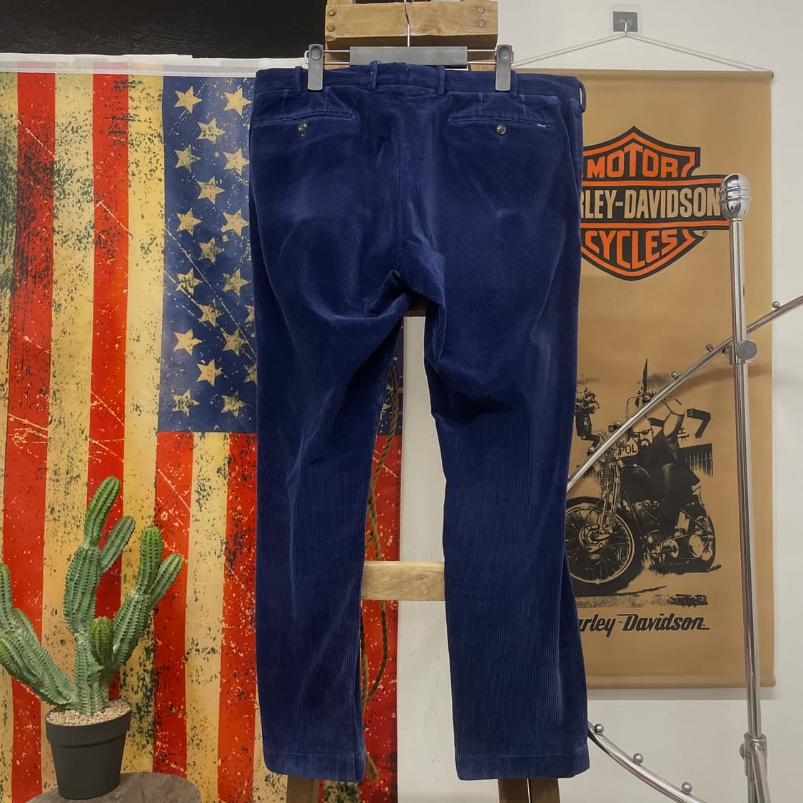 폴로 랄프로렌 슬림 핏 코듀로이 팬츠 빈티지 골덴 팬츠 N300 상품이미지2