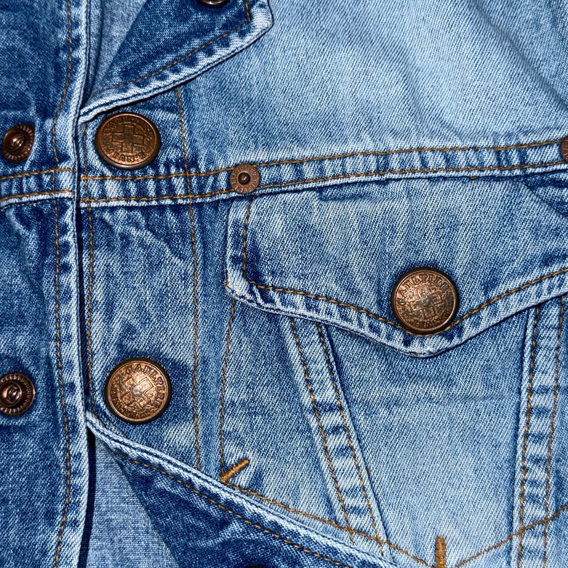 90‘s 장폴고티에 아카이브 크롭 데님자켓 상품이미지2