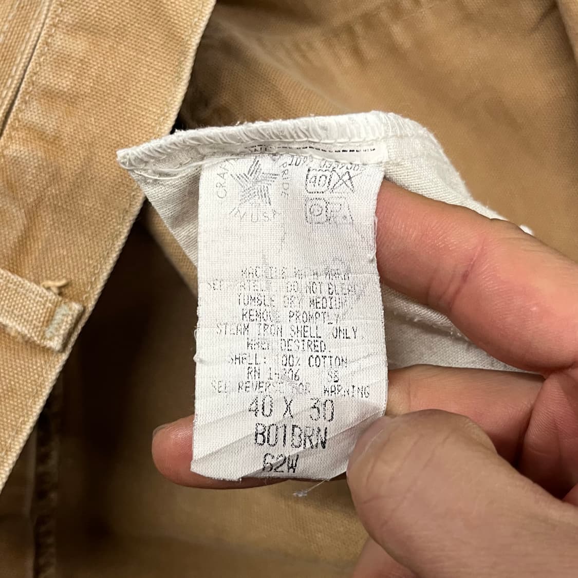 90s 칼하트 더블니 워크 팬츠 (39) 상품이미지5