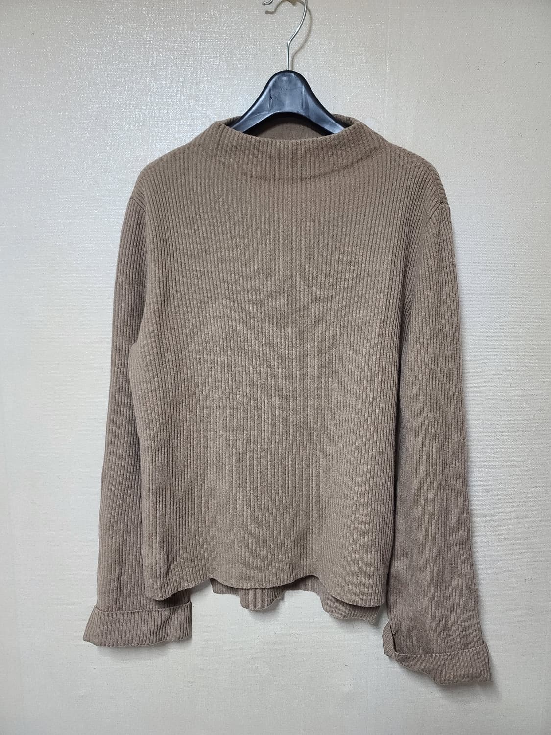 타임 포스트모던 골지 반목 니트 상품이미지1