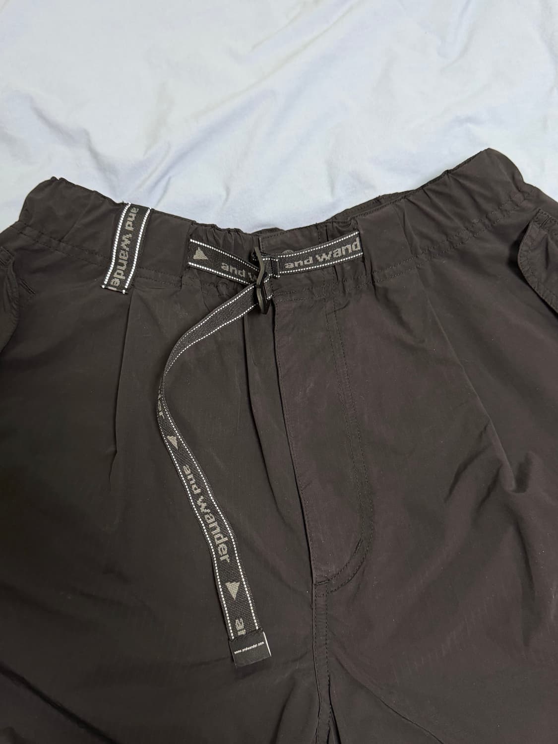 앤드원더 오버사이즈드 카고 팬츠 블랙 상품이미지5