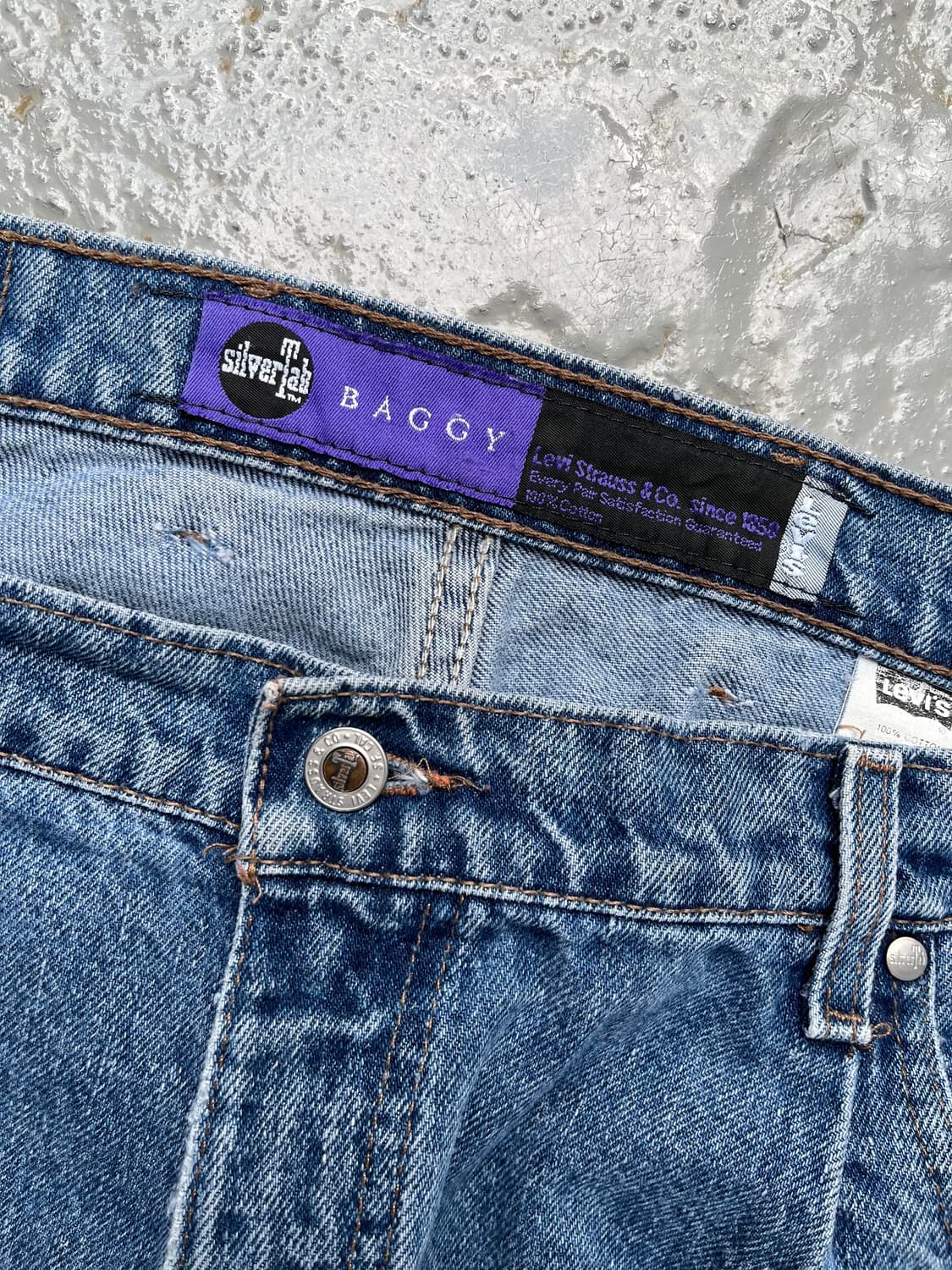 42) 1990s USA Levis Silver Tab Jeans 상품이미지10