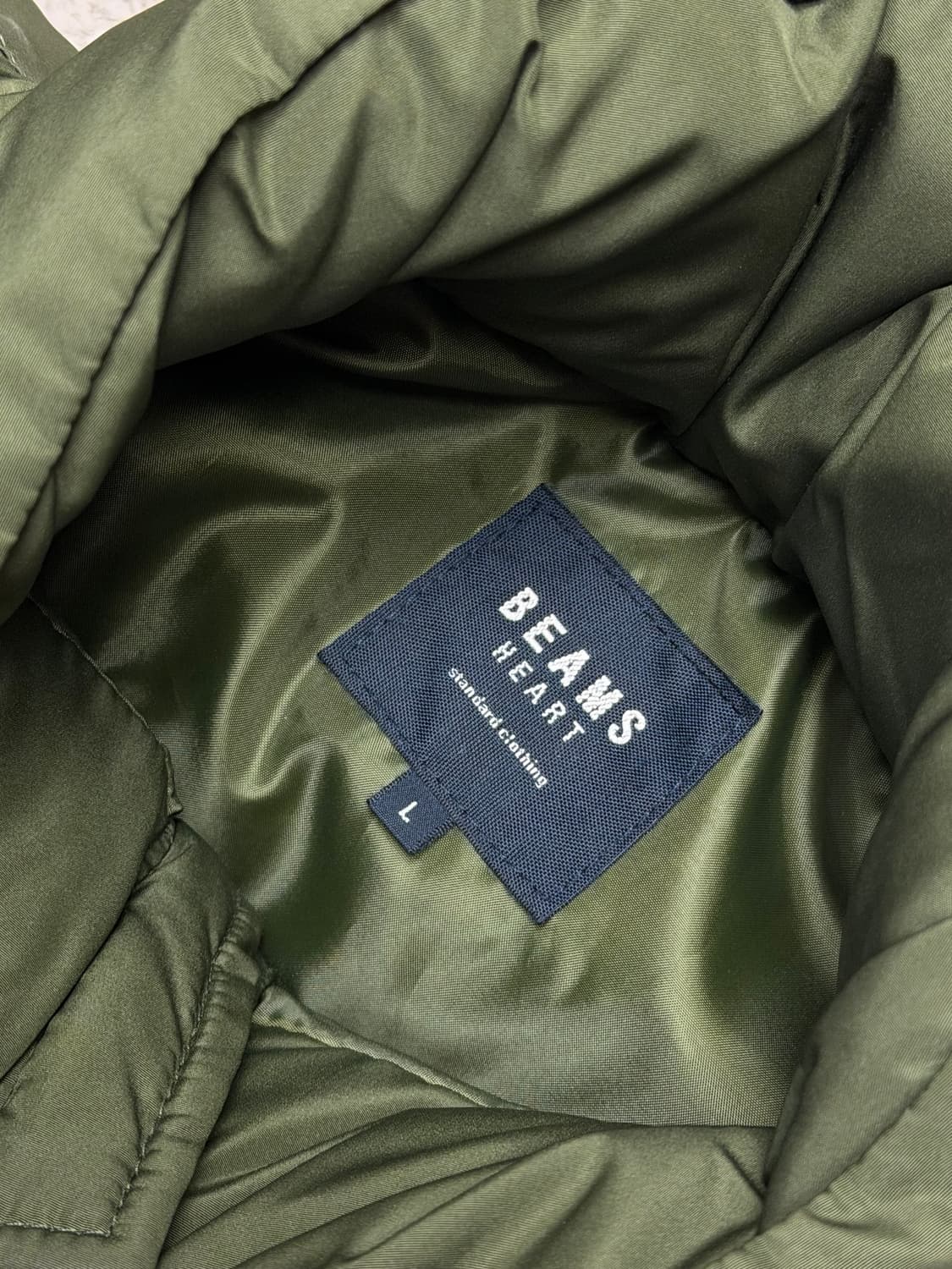 [L] 빔즈 패딩 베스트 상품이미지3