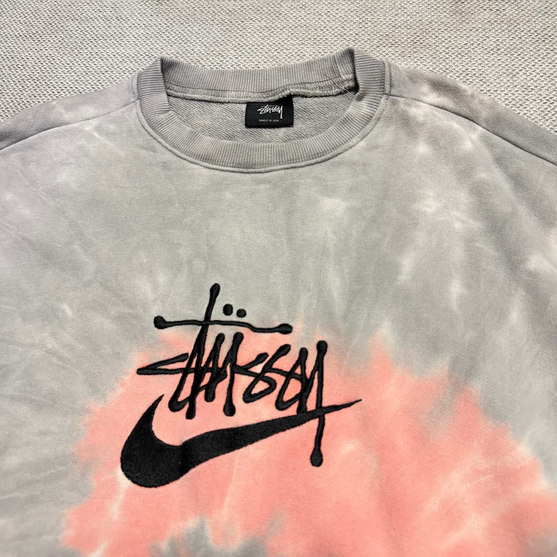 스투시 나이키 타이다이 맨투맨 상품이미지2