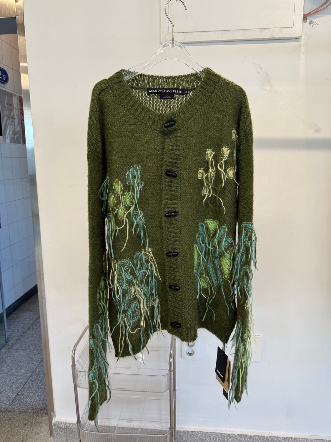 Andersson Bell Macaron Intarsia Cardigan 상품이미지1