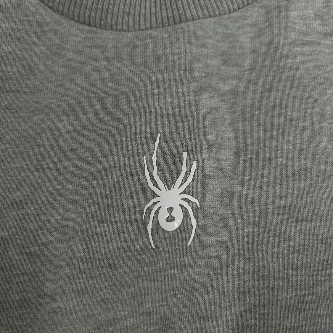 스파이더 그레이 맨투맨 티셔츠 m 상품이미지4