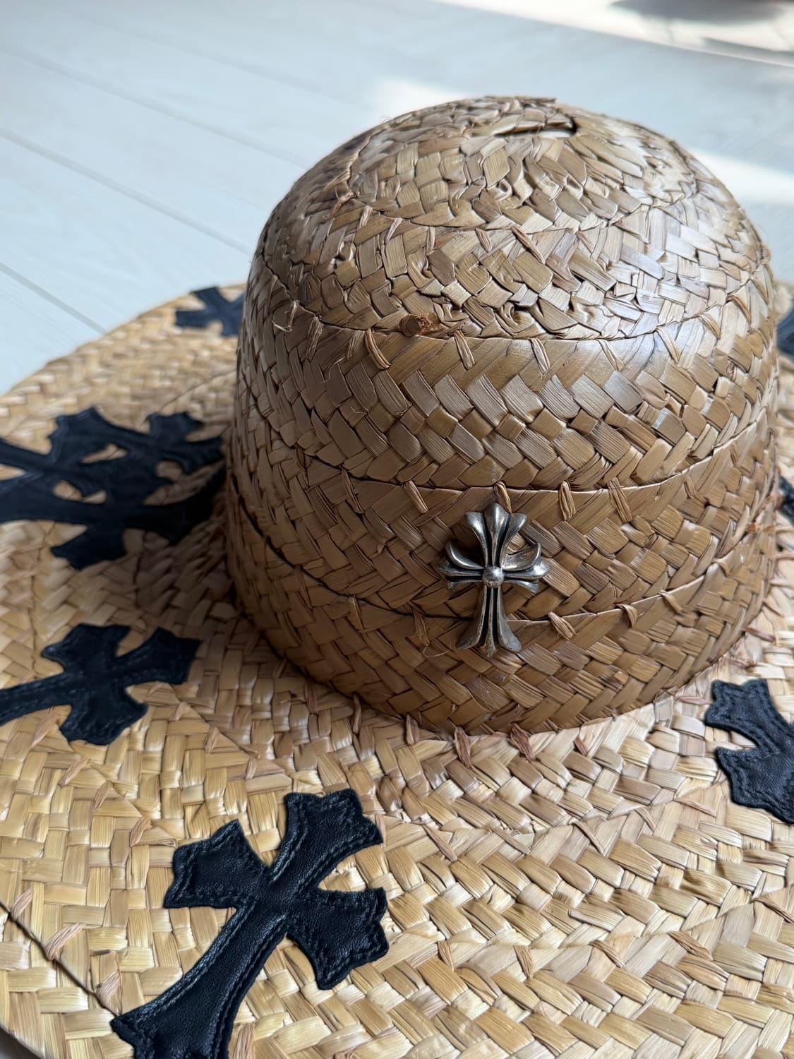 크롬하츠 세메터리 패치 라탄 모자 햇 상품이미지6