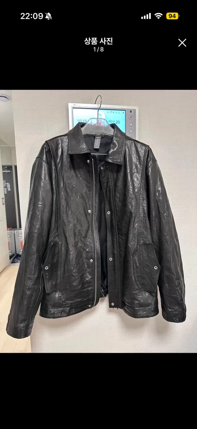 언어펙티드 레더자켓 L사이즈 상품이미지2