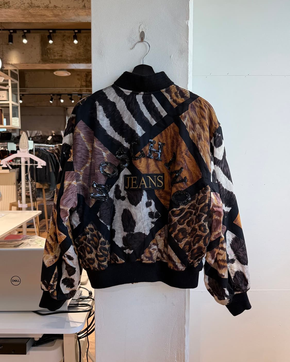 모스키노 패치워크 봄버 자켓  상품이미지7