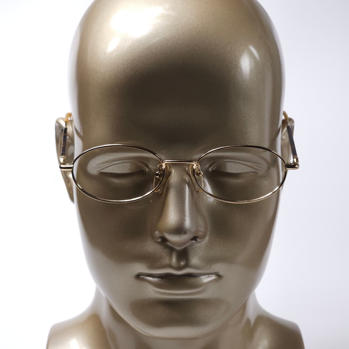 90's 21K 도금 빈티지 오벌형 안경 상품이미지8