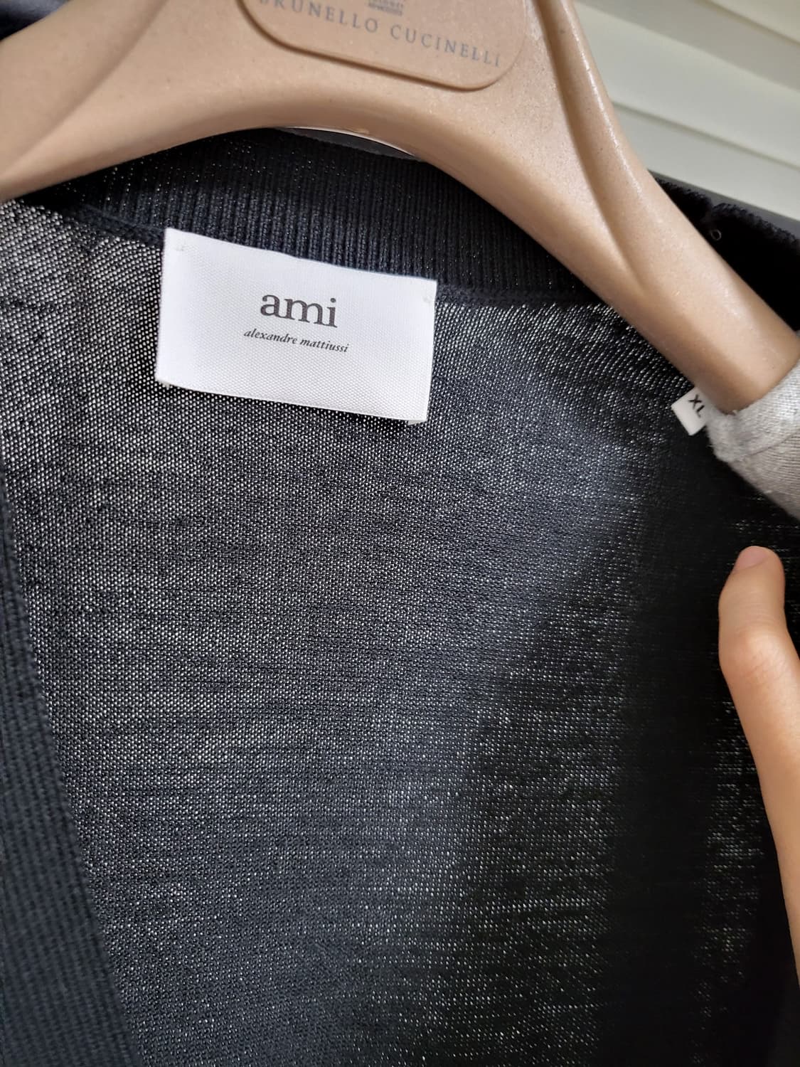 23SS 아미 메리노울 니트 가디건 XL 상품이미지4