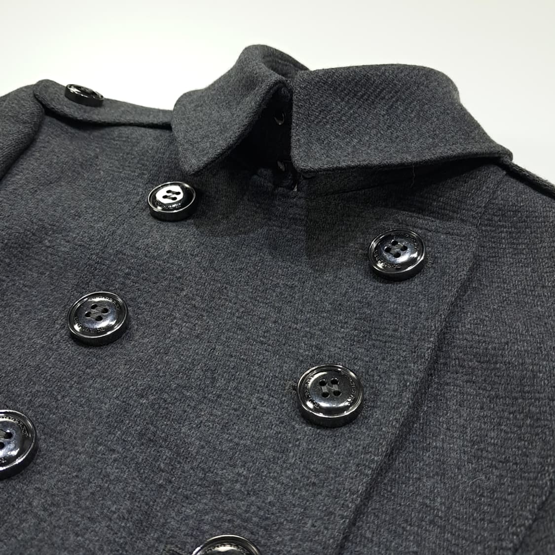 CL085 S 버버리 런던 폴란드판 버진 울 캐시미어 혼방 펨플럼 더블 상품이미지4