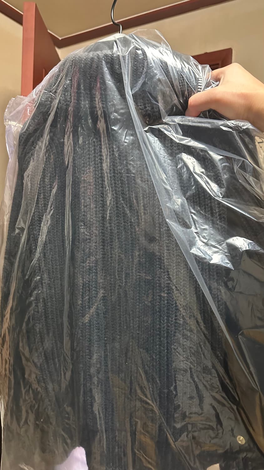 사카이X칼하트 25Aw 울 니트 블루종 상품이미지8