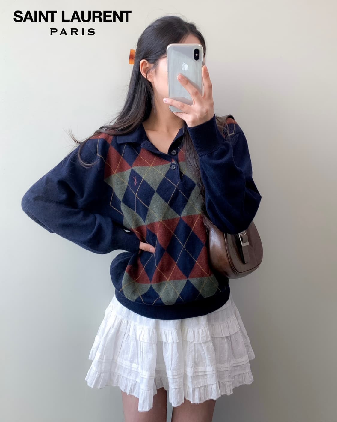 입생로랑 카라넥 니트  상품이미지2