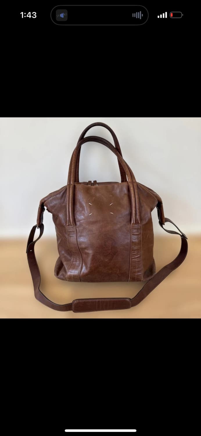 마르지엘라 레더 세일러백 상품이미지9