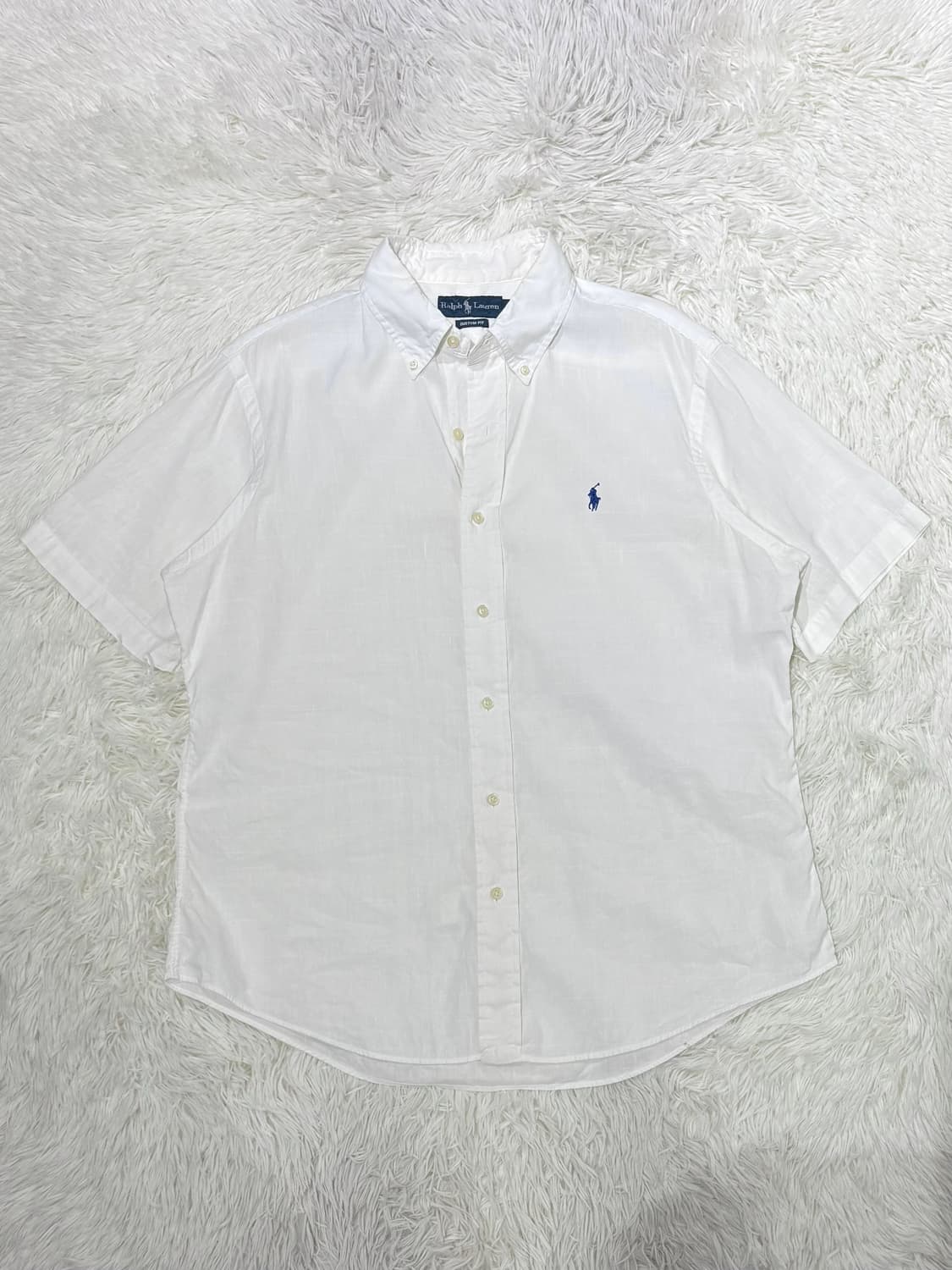 폴로랄프로렌 네이비포니 화이트 반팔 셔츠 상품이미지3