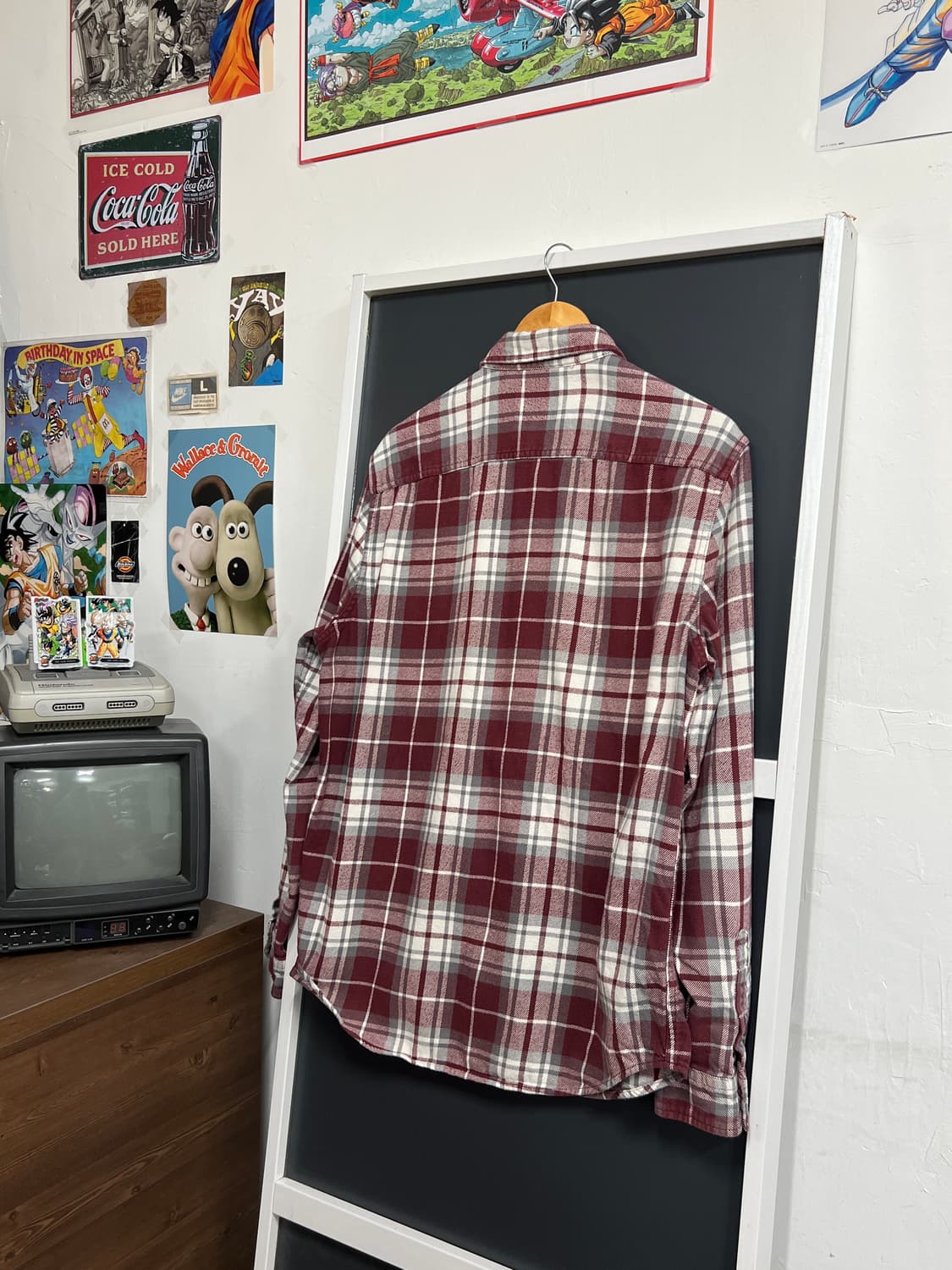 American Eagle 플란넬 체크 셔츠 상품이미지7