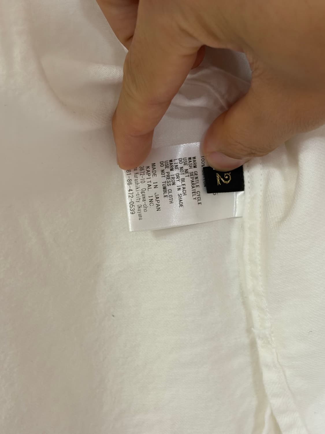 KAPITAL Oriental Shirts (2size, 100) 상품이미지7