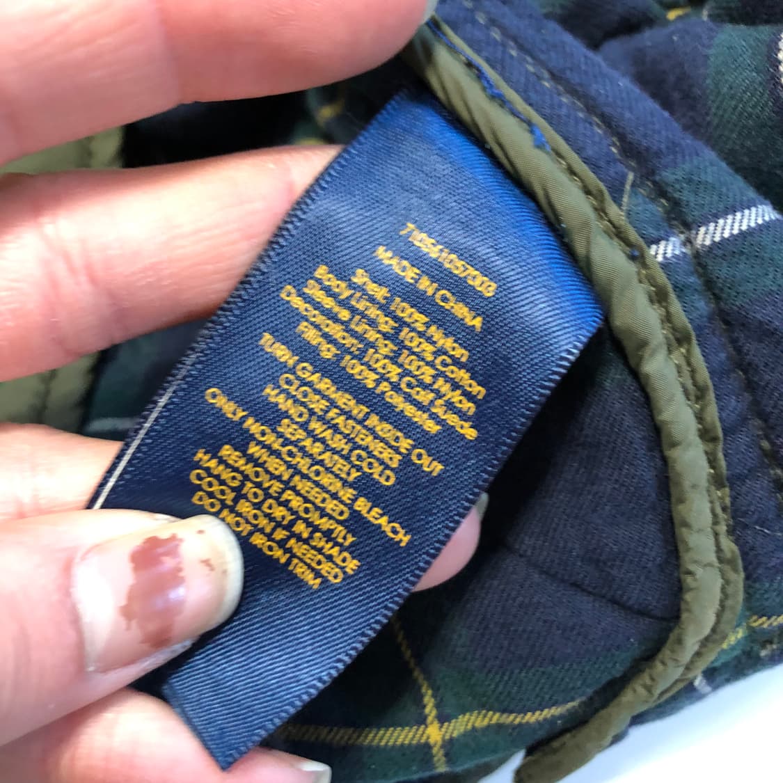 폴로 랄프로렌 퀄티드 패딩자켓 카키  상품이미지9