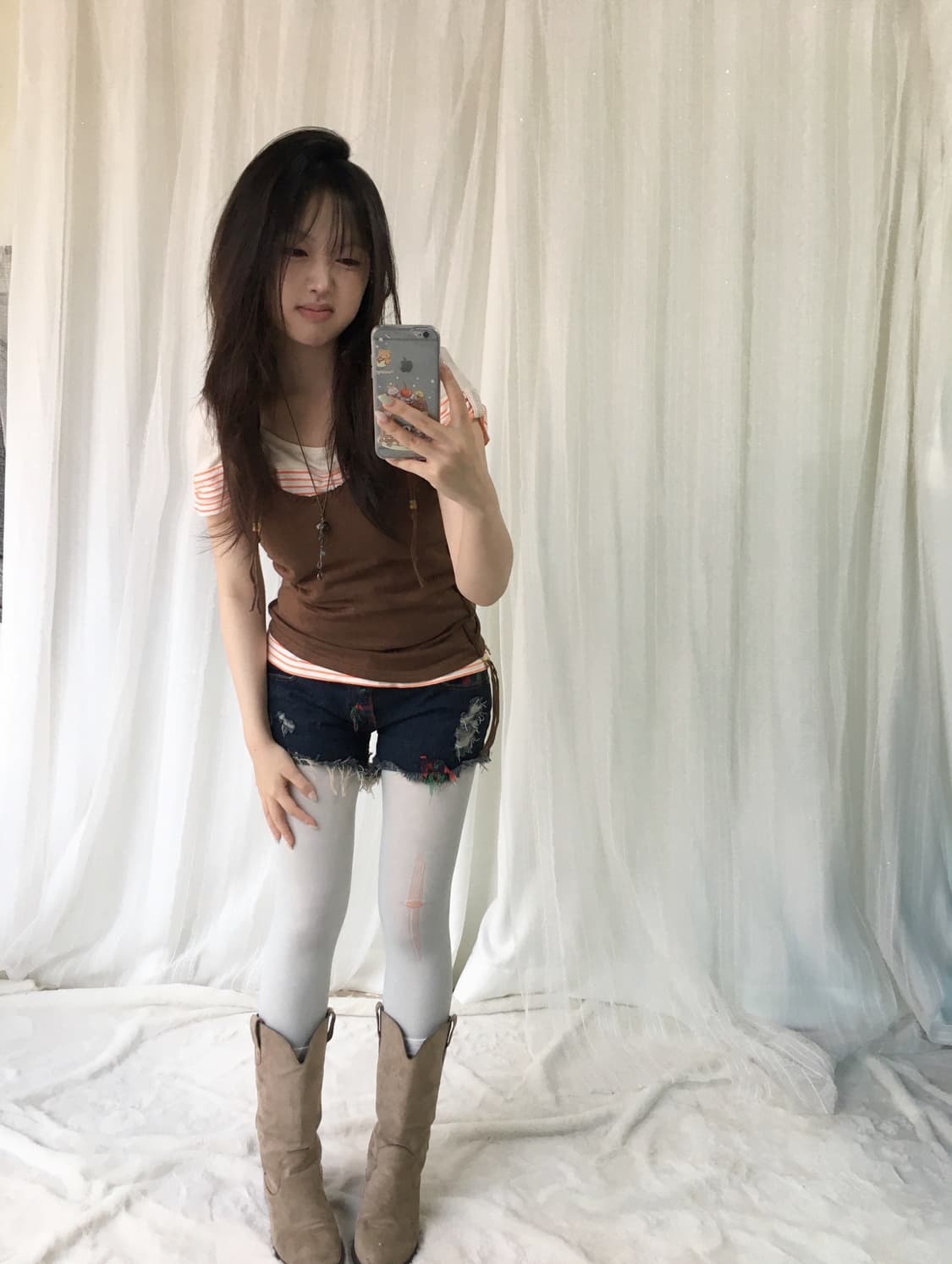 빈티지 여름 케이프 데일리 히피 코디세트 상품이미지3
