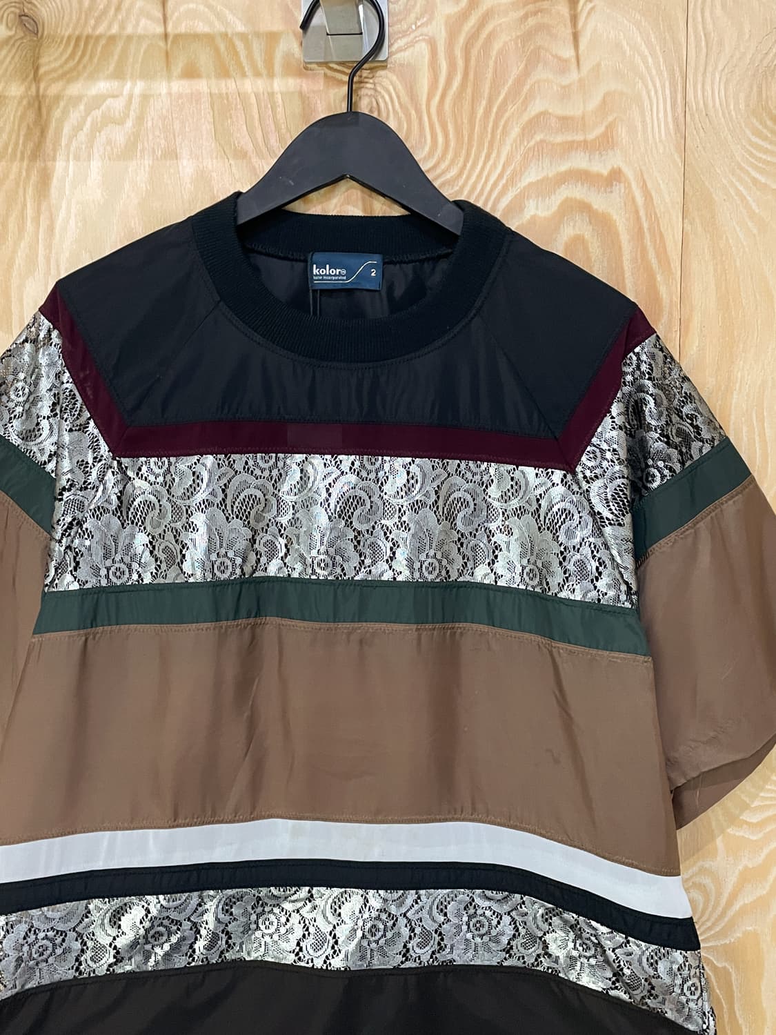 Kolor 16s/s 실버 레이스 탑 상품이미지3