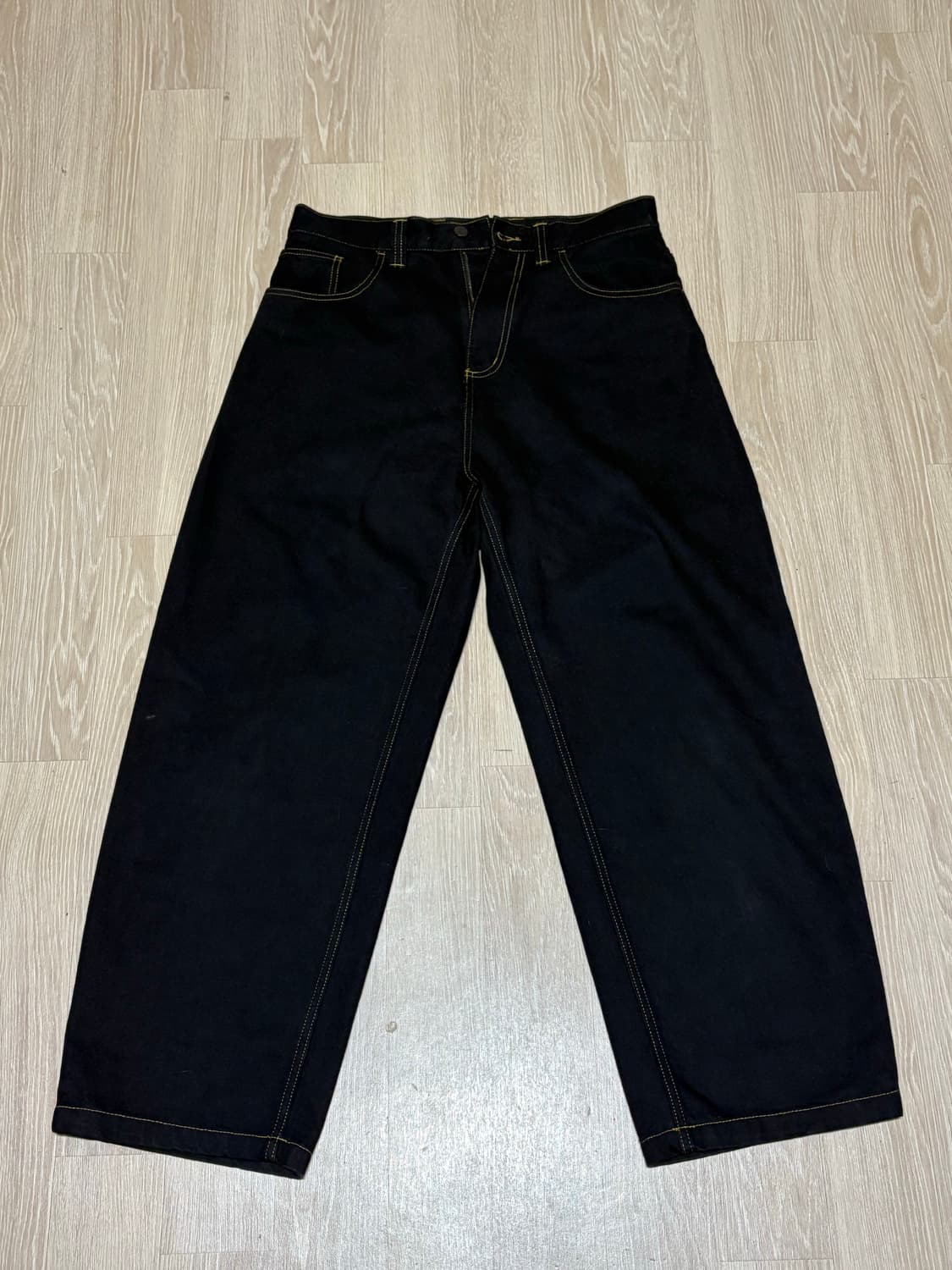 칼하트 brandon 브랜든 블랙 린스드 팬츠 상품이미지1