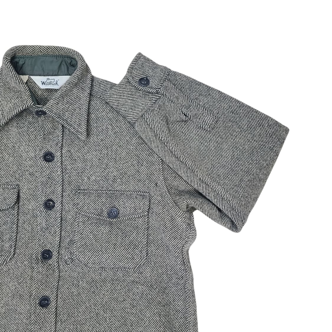 '90s Woolrich 클래식 헤링본 셔츠 상품이미지3