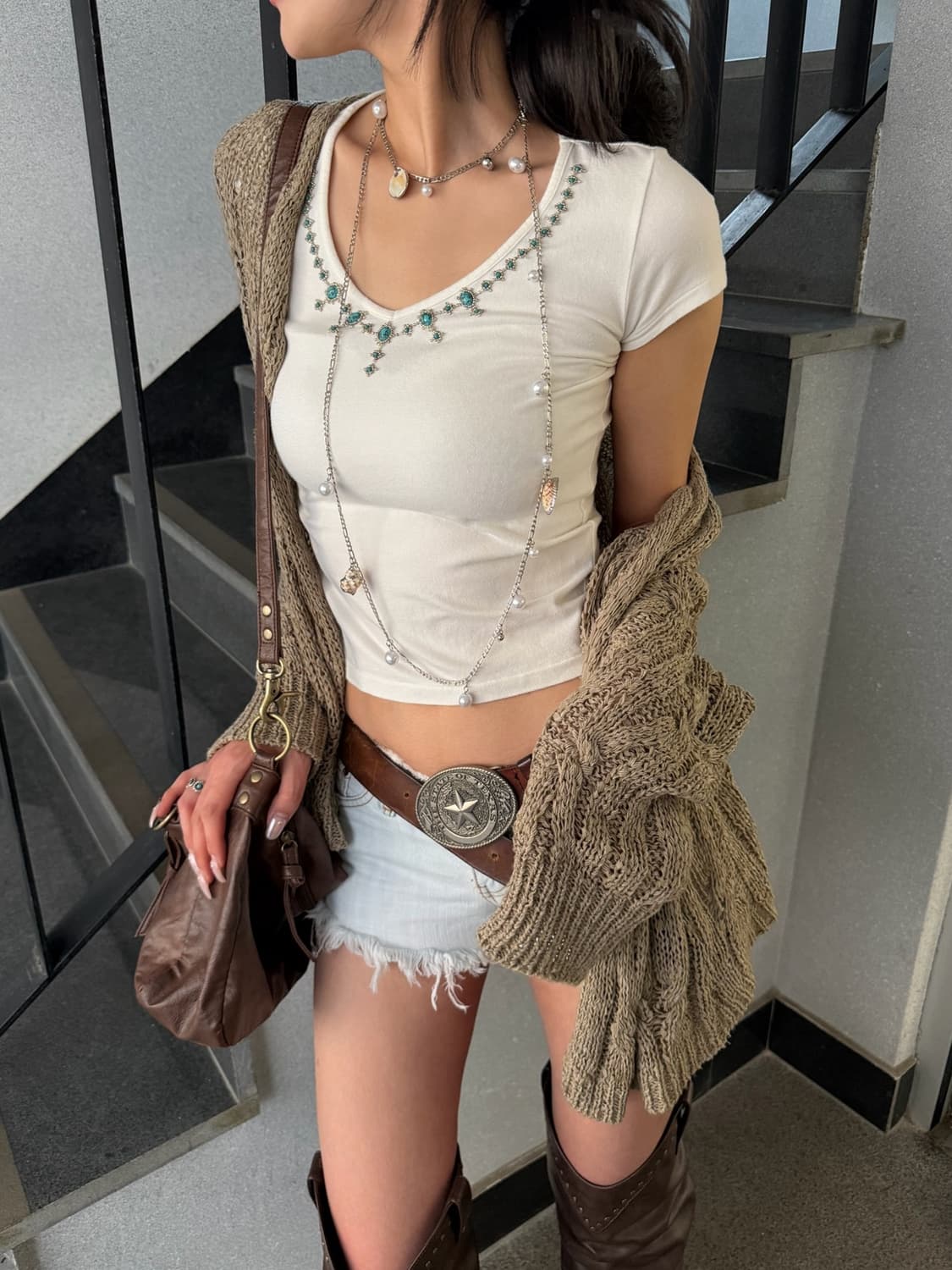 turquoise jewel tee 상품이미지4