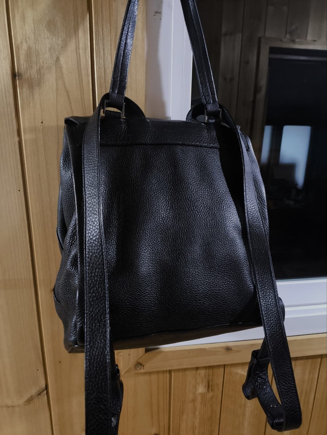 구호 투톤 레더 백팩 상품이미지5