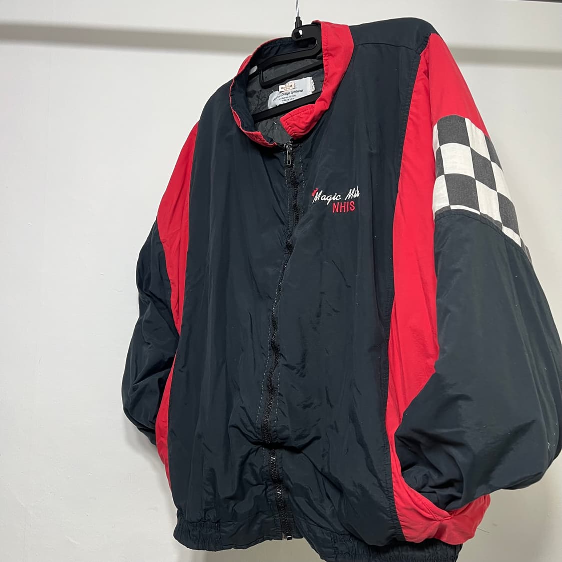 80s USA 미국생산 올드스쿨 레이싱 점퍼 자켓 상품이미지2