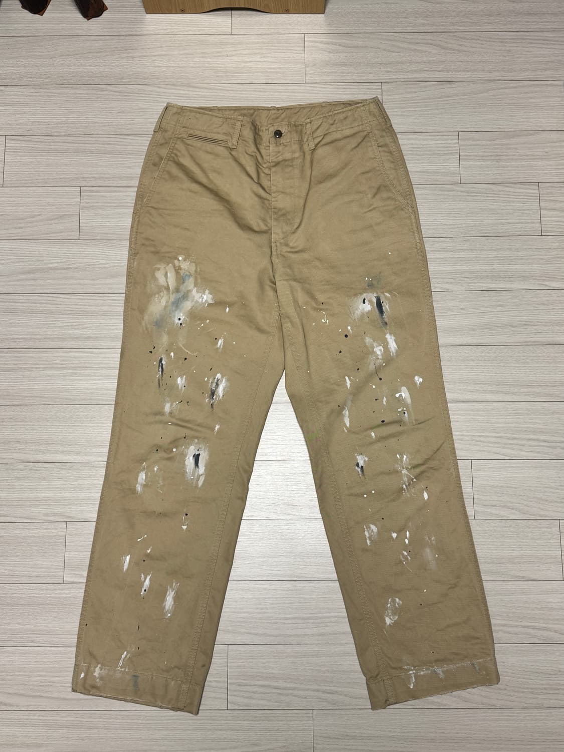 [2]SEW 페인팅 치노팬츠 상품이미지1