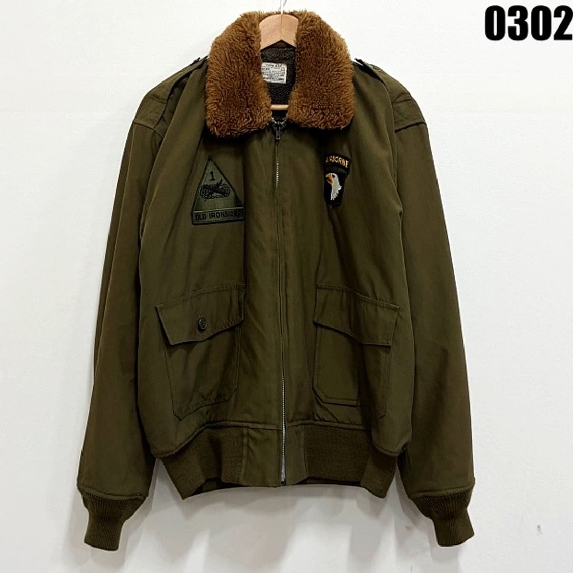 미군 U.S. ARMY B-10 플라이트 자켓 44 L 0302 상품이미지1