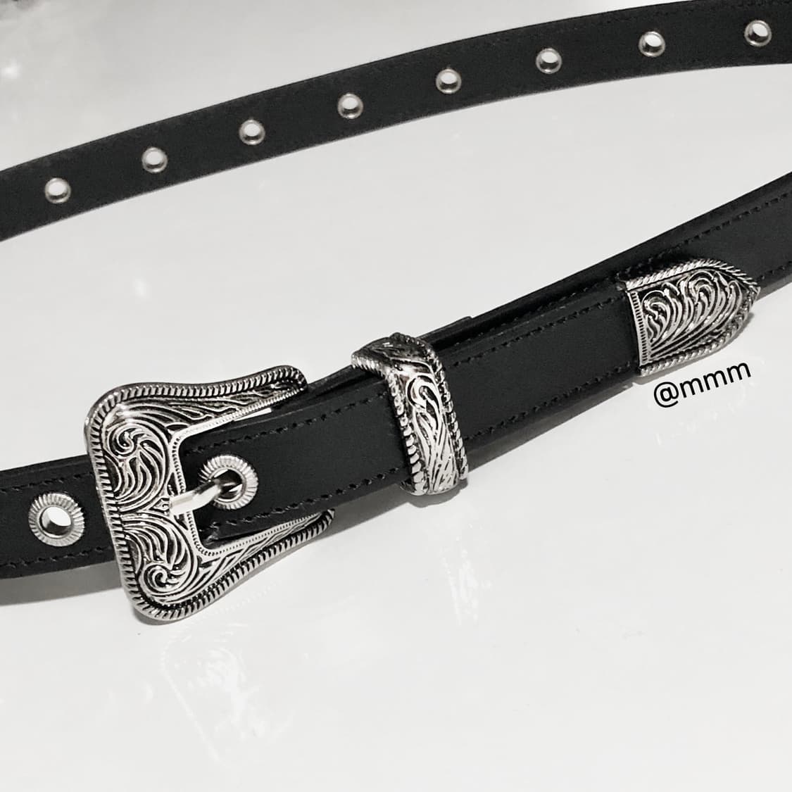 [Unisex] 아일렛 클래식 웨스턴 벨트 상품이미지3