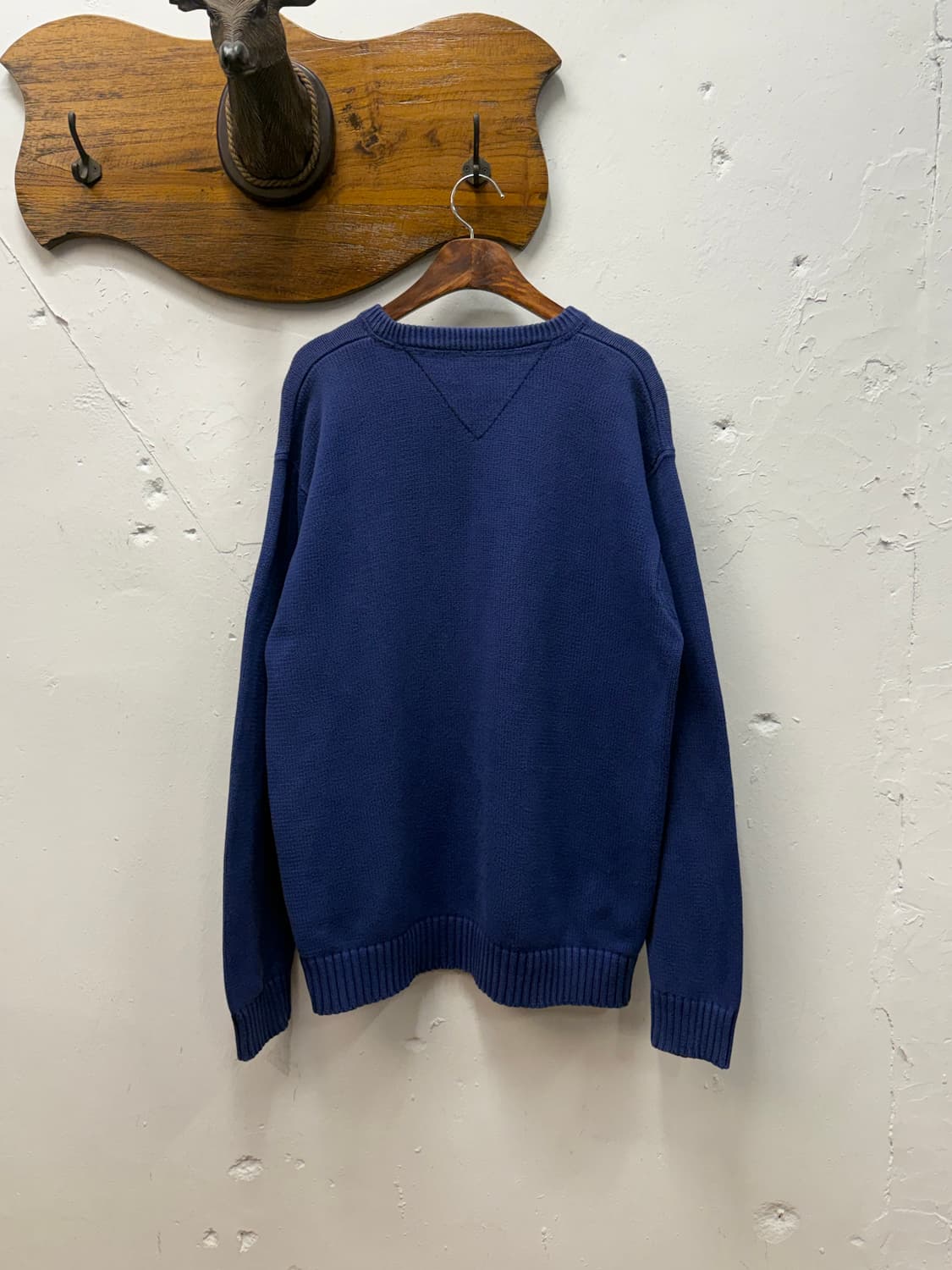 Tommy Hilfiger Crest Logo Cotton Knit Sw 상품이미지4