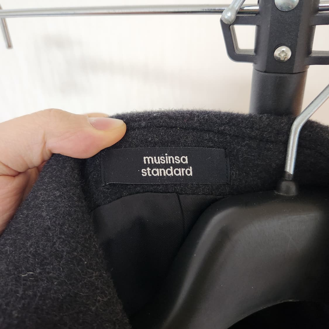 무신사 스탠다드 캐시미어 코트 L 미사용 상품이미지2